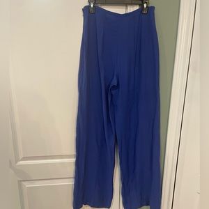NWOT Beautiful Blue Mango wide leg pants